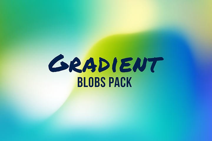 Gradient Blobs Vector Elements | Bisckut