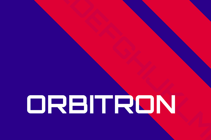 Orbitron Typefaces | Bisckut
