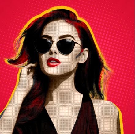 Pop art, Photoshop tutorials