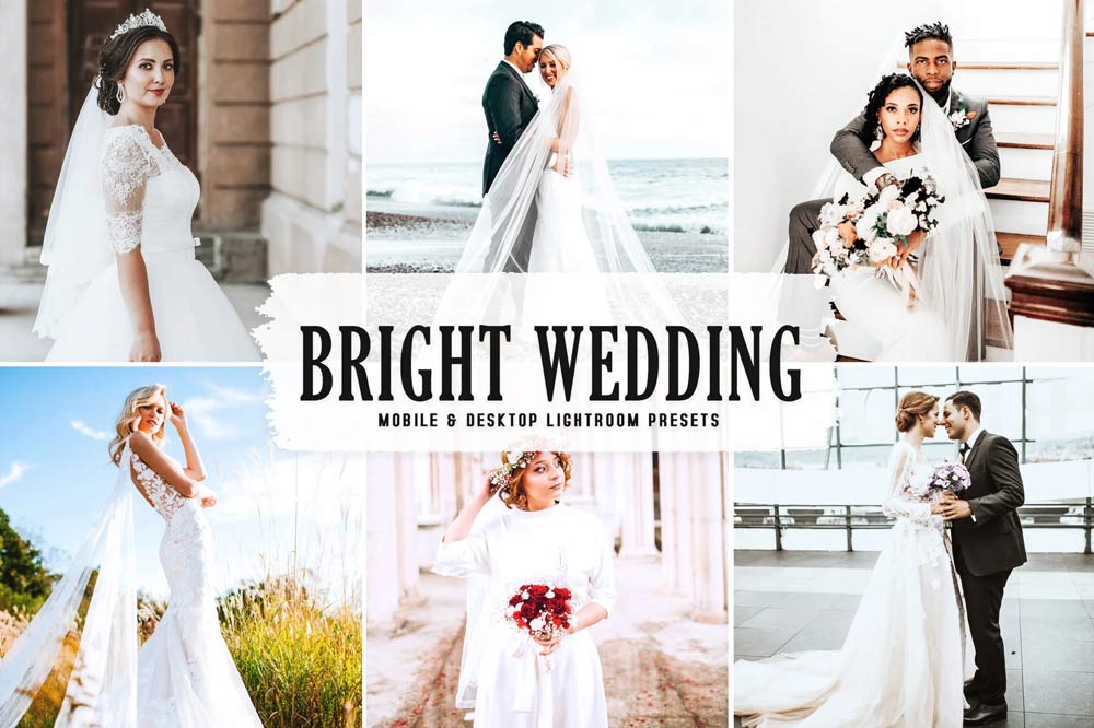 bright wedding lightroom presets