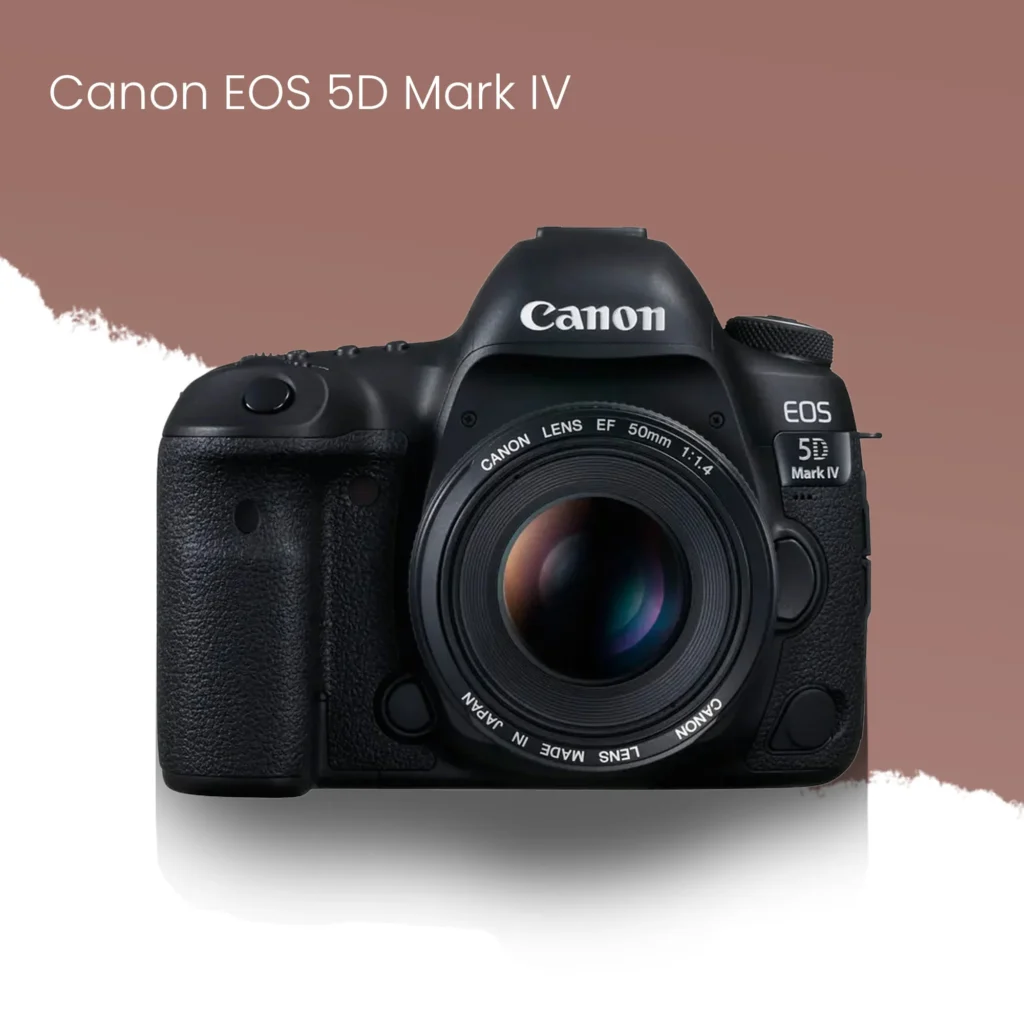 Visual of Canon EOS 5D mark IV camera