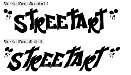 Graffiti alphabet fonts