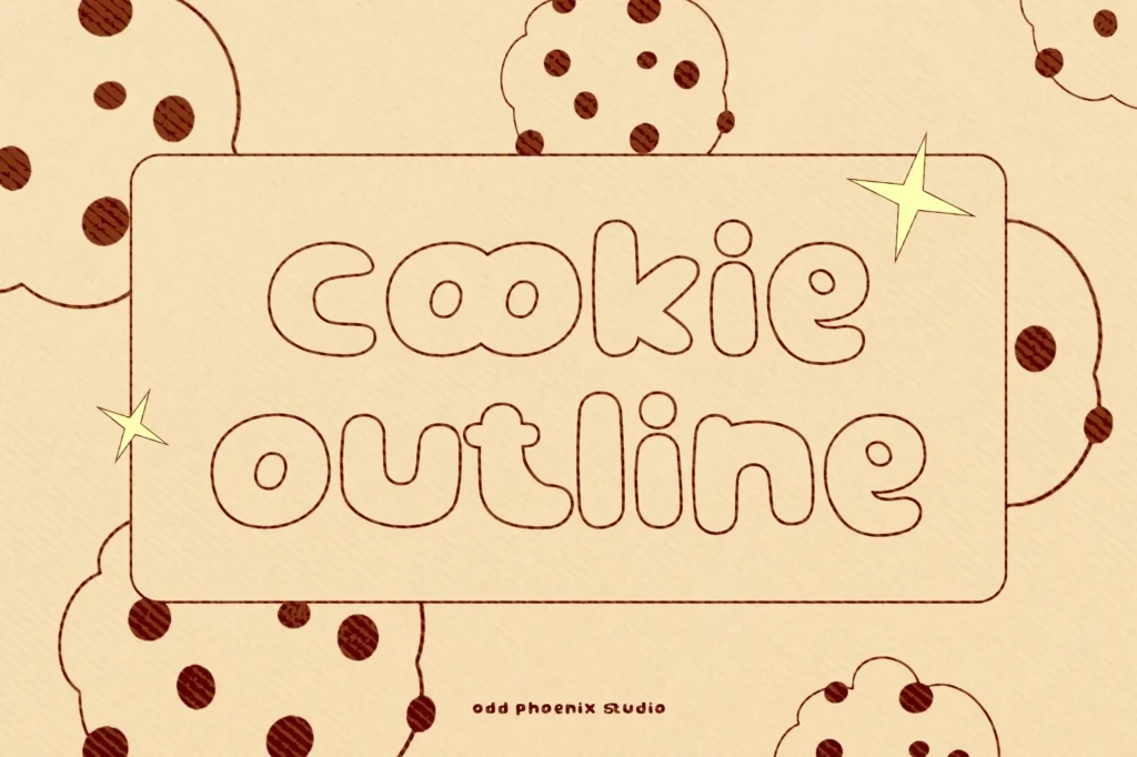 Cookie Outline font