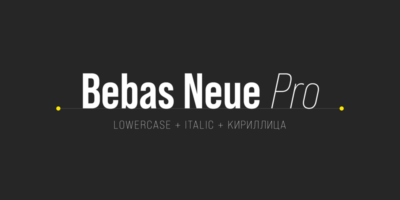 Bebas neue font download