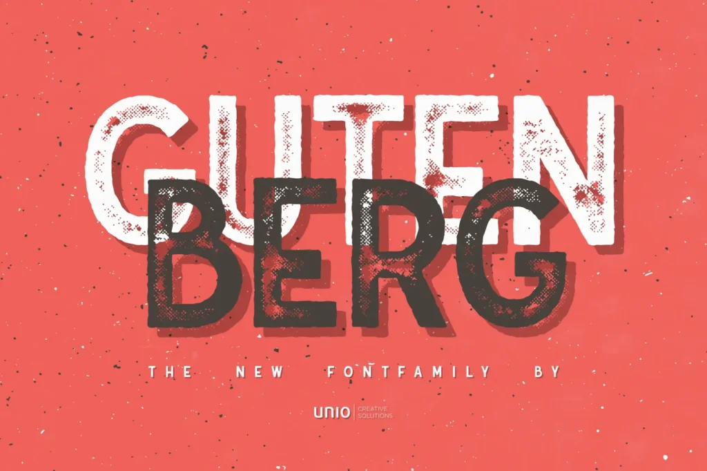 Gutenberg font download