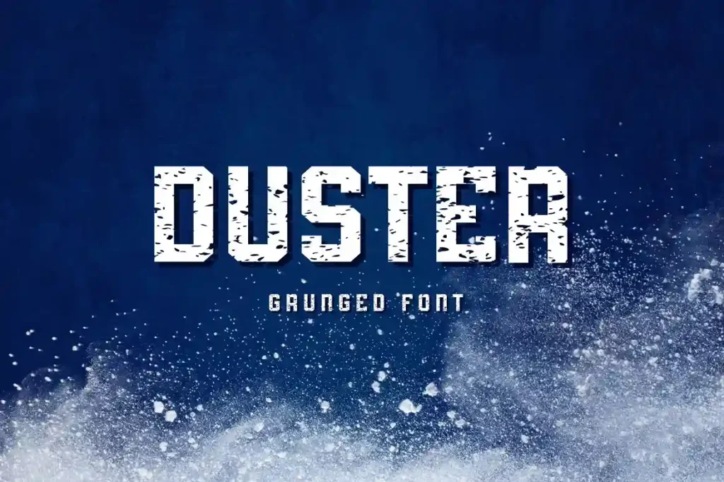 Duster typeface download