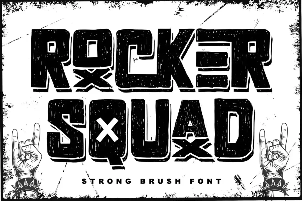 Rocker squad font download