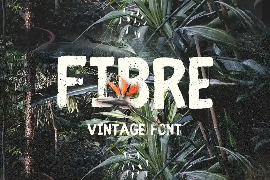 Fibre Grunge font