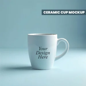 Ceramic cup Mockup download