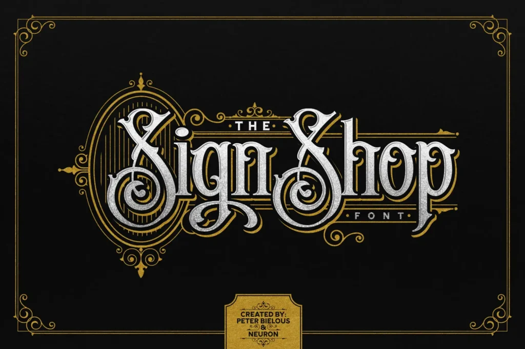 The Sign Shop font