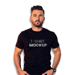 Athletic t-shirt mockup