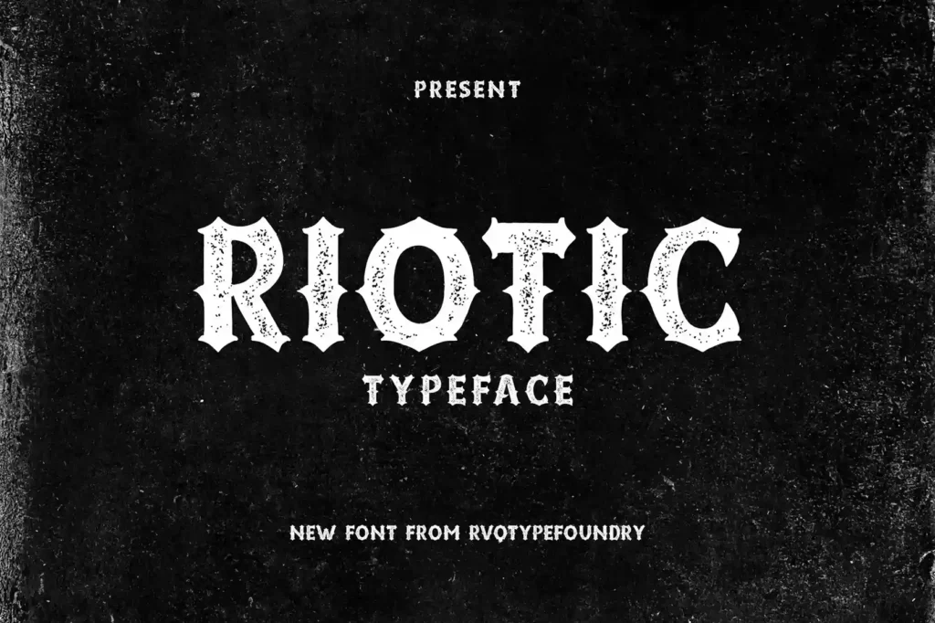 Riotic font download