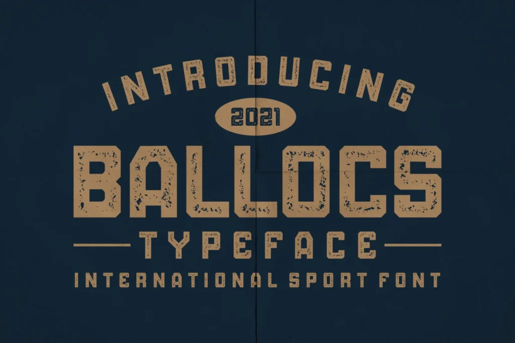 font suitable for Jersey design, team logos, sports posters, vintage sports branding