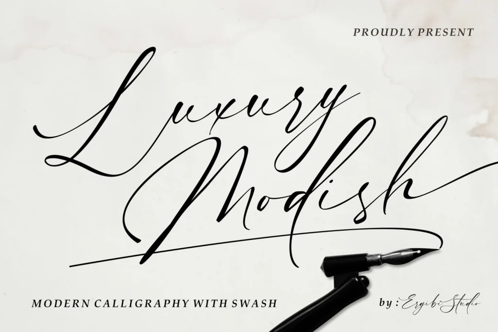 Luxury Modish font