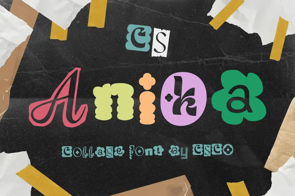 Anika – Collage Font