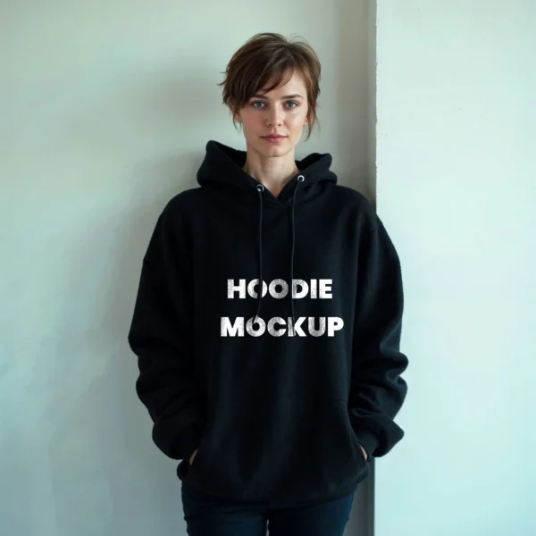 Black Hoodie Mockup free download