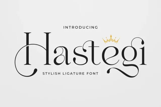 Hastegi Luxury font