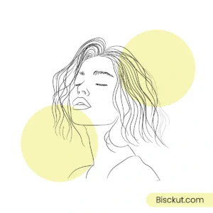 Elegant Face Line Art: Minimalist Girl Illustration download