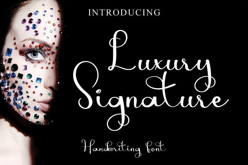 luxury font