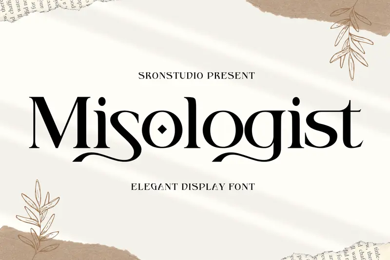 Misologist Luxury font