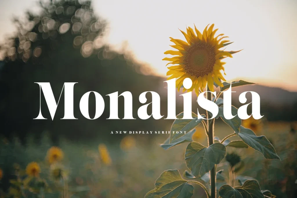 Monalista font