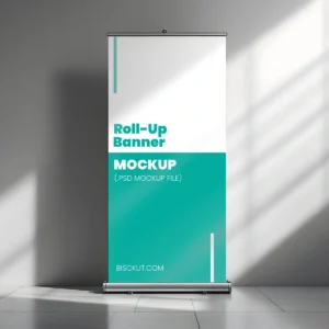 Roll-Up Banner Mockup download