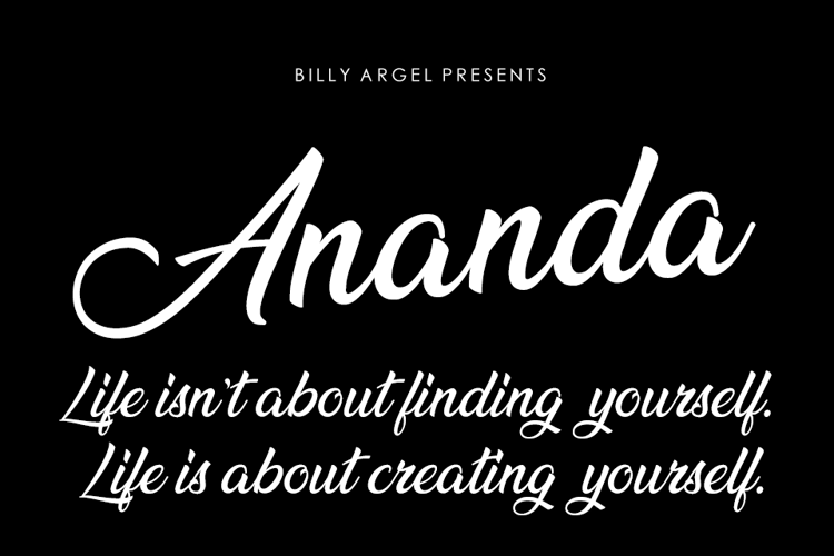 Ananda cricut font download