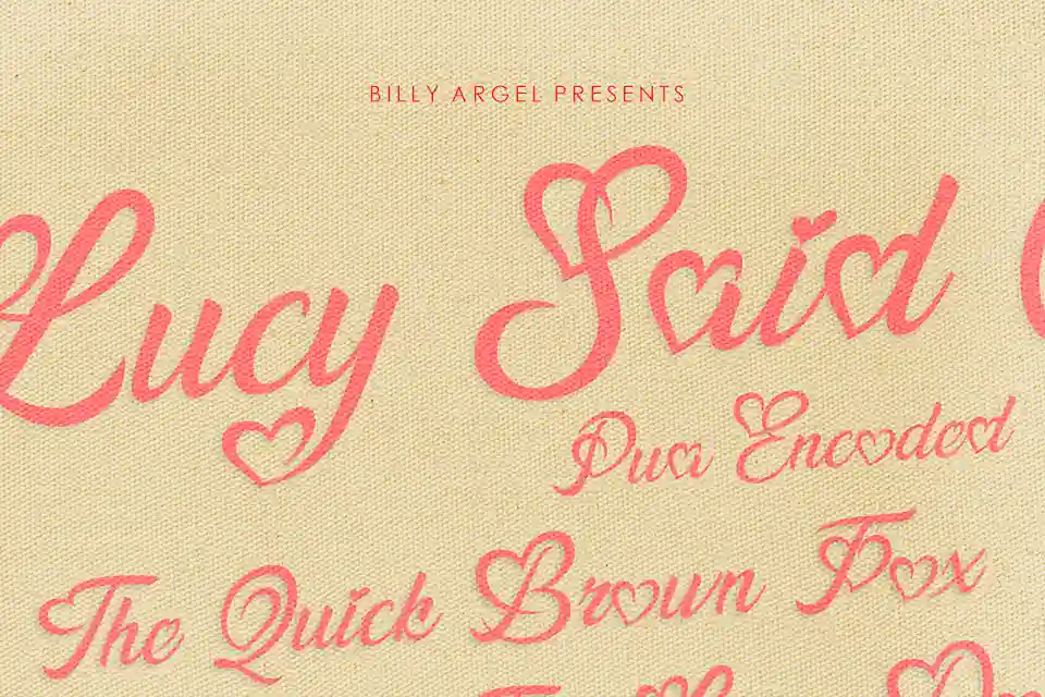 Lucy Said Ok Font 