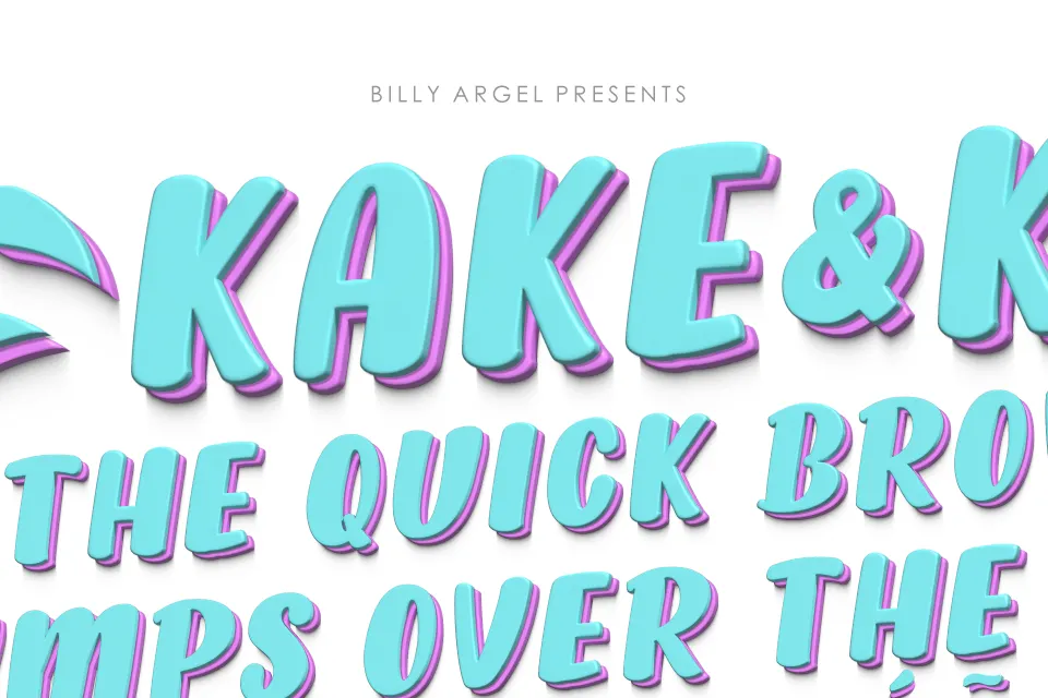 KAKE & KAKE ITALIC Font 