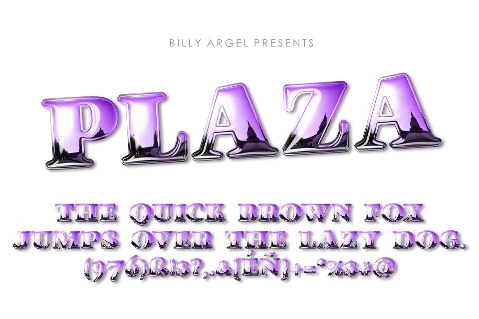 PLAZA Font download