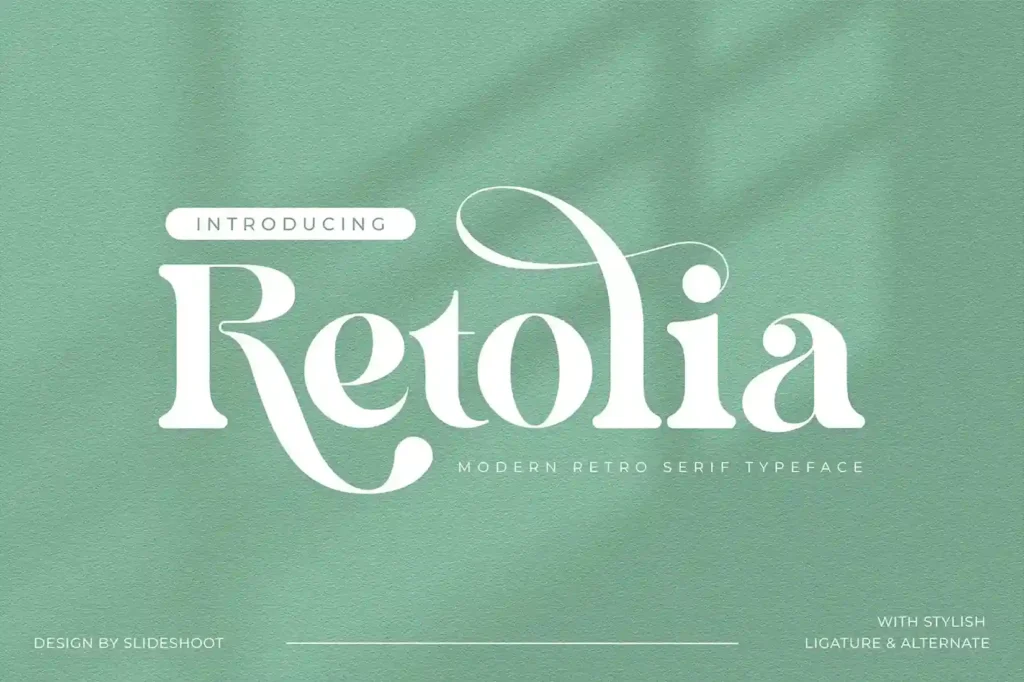 Retolia Retro Serif Font download 