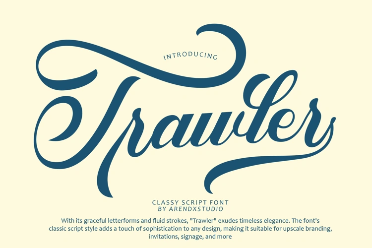 Trawler Font download