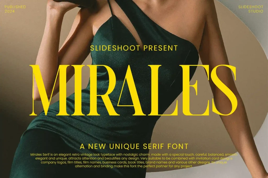 Mirales serif font 