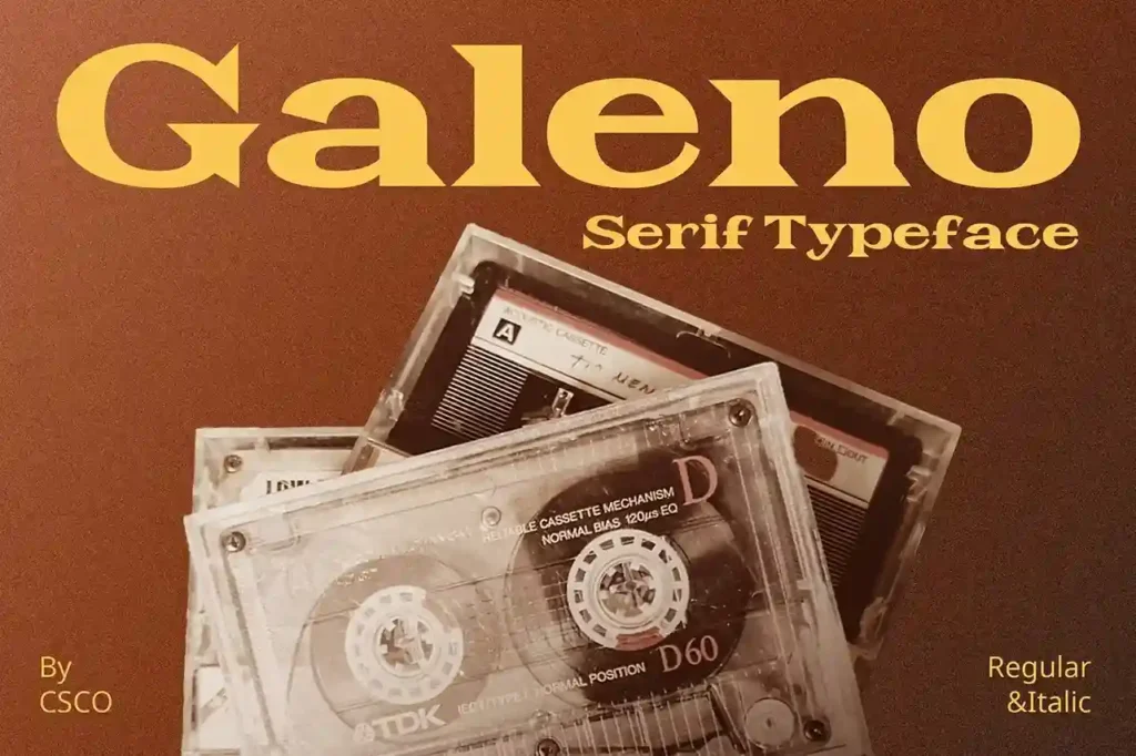 Galeno – Expanded Serif download