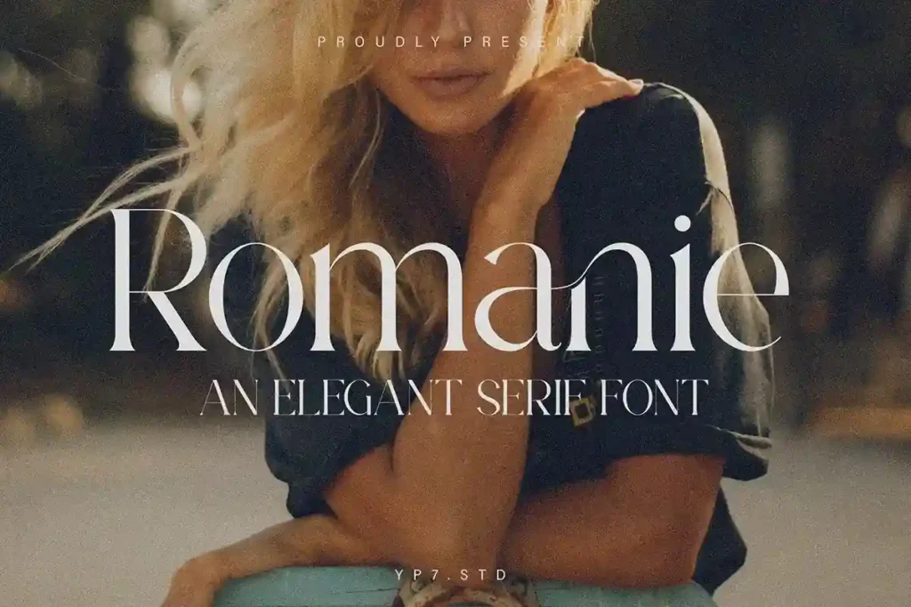 Elegant modern serif display