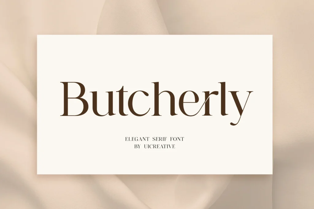 Butcherly Font download