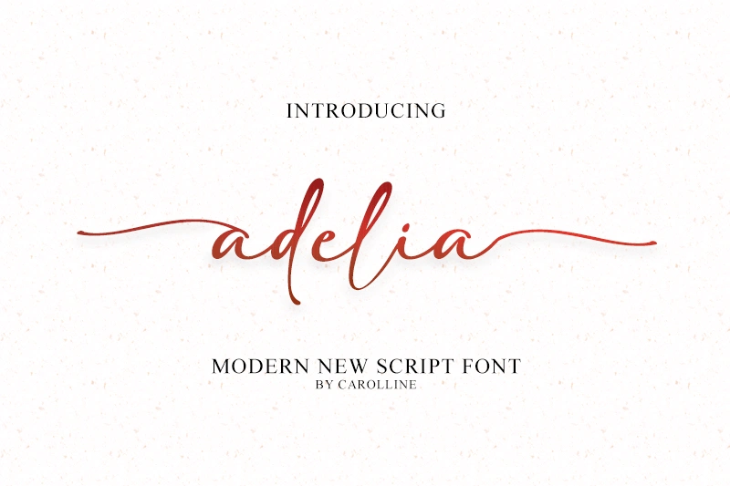 Adelia font1