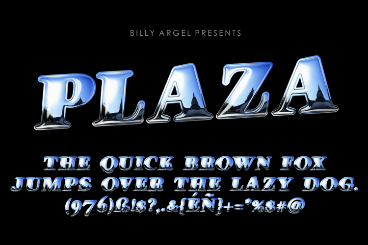 PLAZA Font download