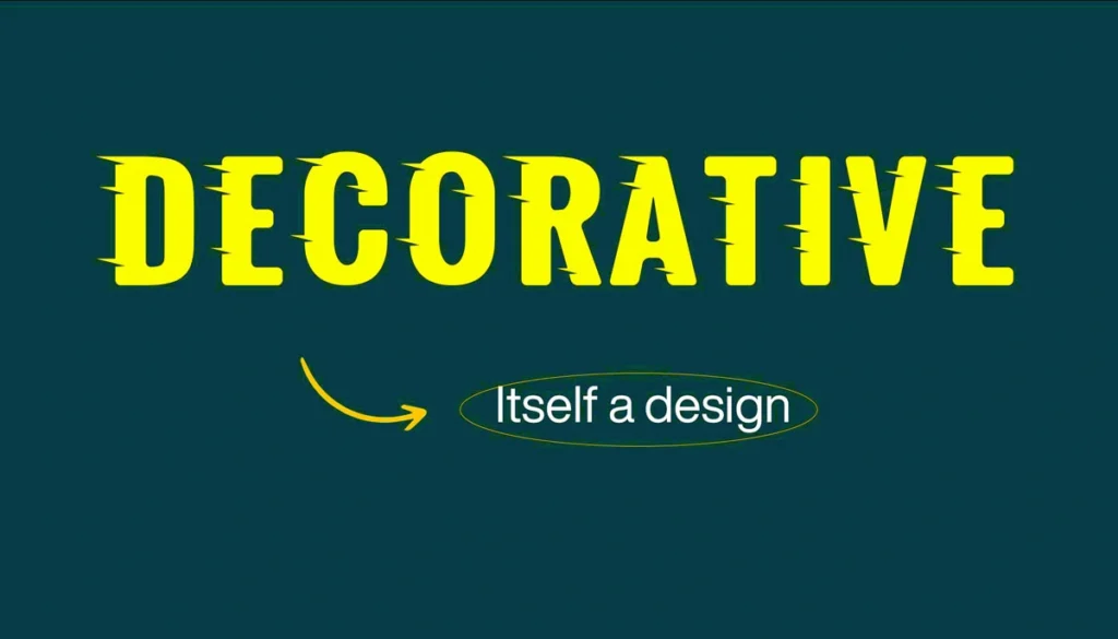 font psychology of decorative typefaces