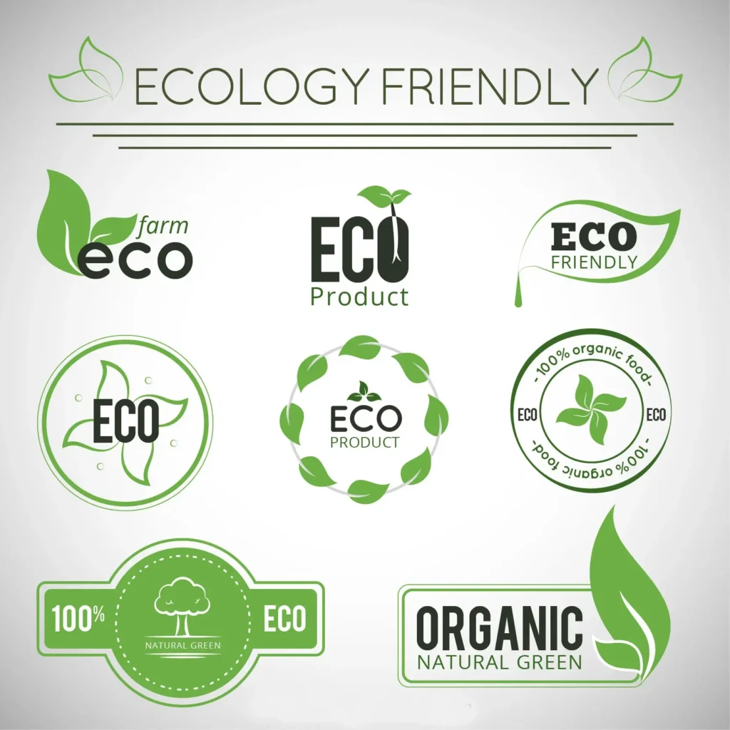 visual representation on some Eco friendly logos 