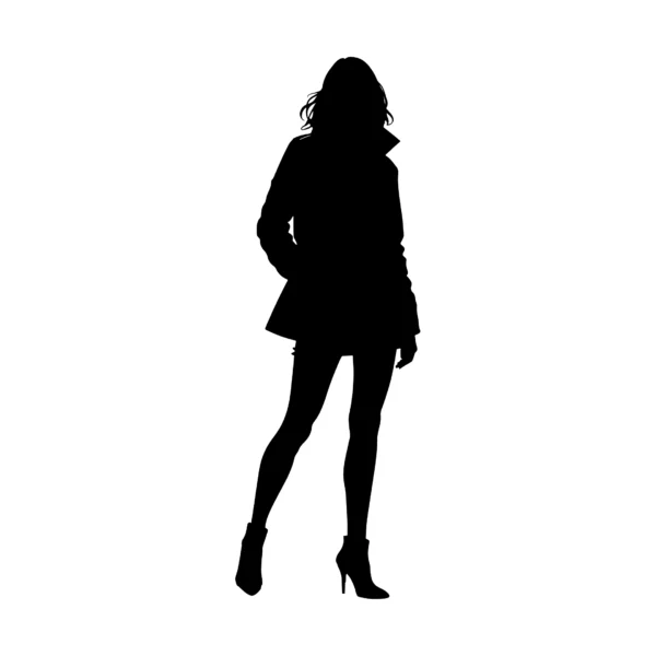 Fashion Women Silhouette line art