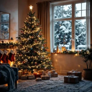 Enchanting Christmas Tree with Gifts images