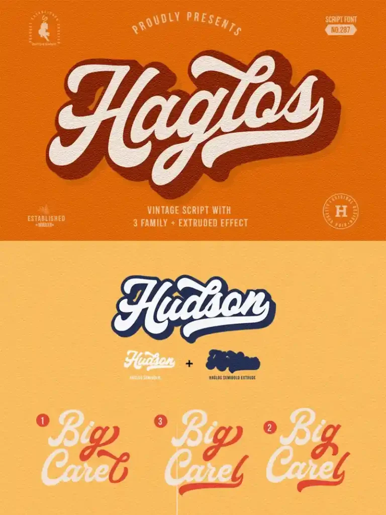 Haglos font download