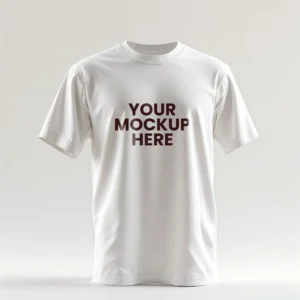 plain White T-Shirt Mockup download