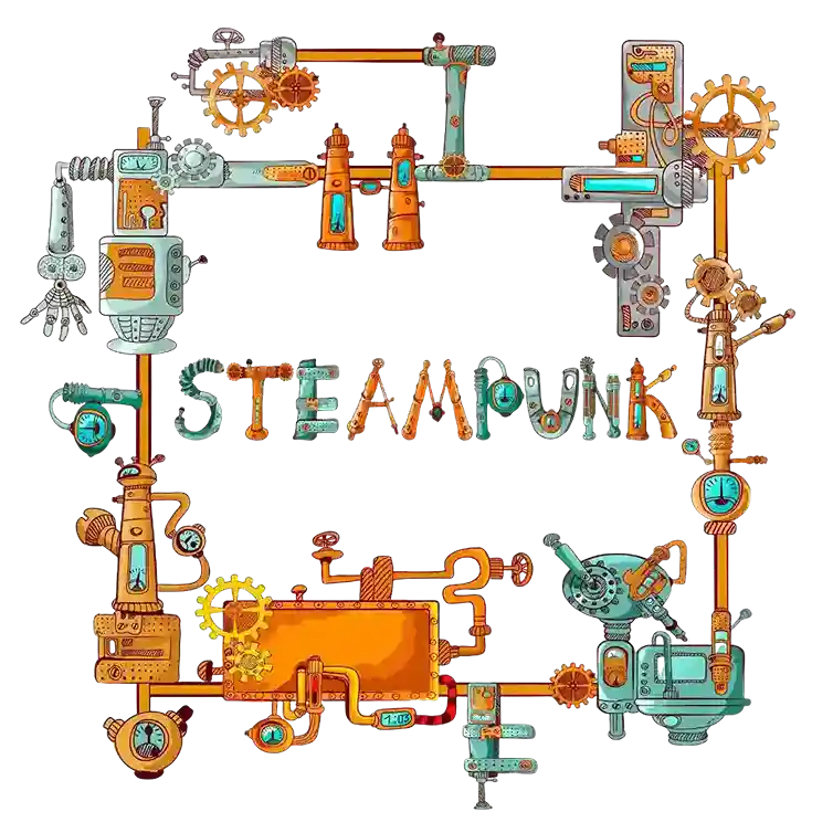 Visual representation of Steampunk Design 