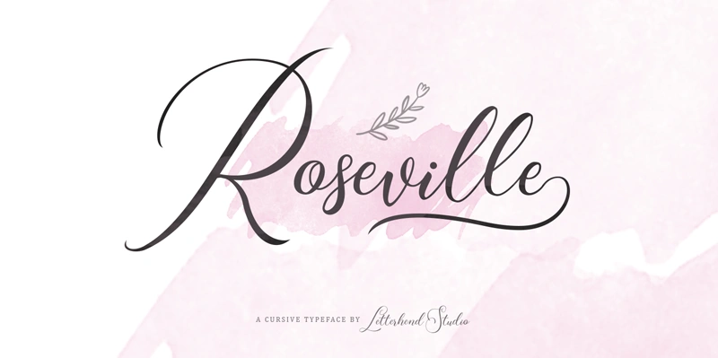 Roseville font