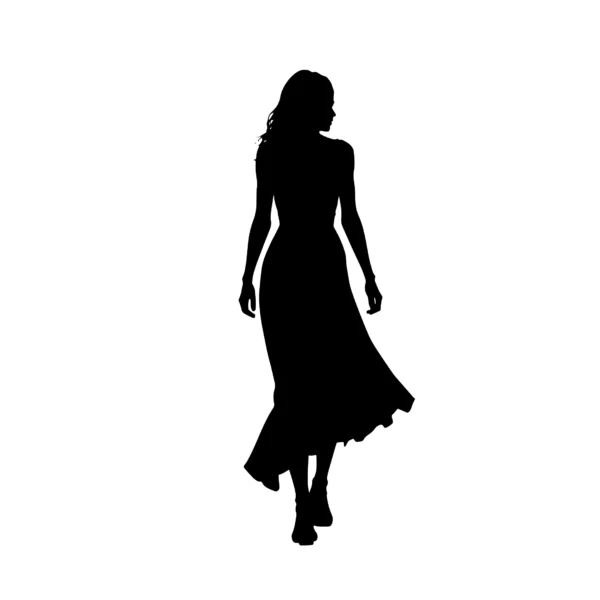 woman walking silhouette download