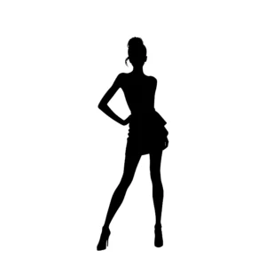 silhouette woman art download