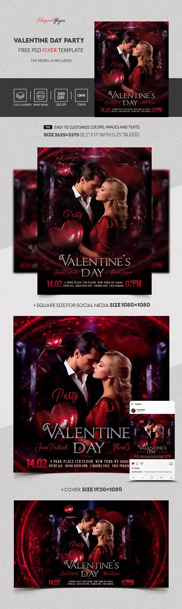 Valentine’s Day Party Flyer