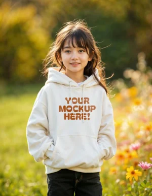 High Quality Youth Hoodie PSD Mockup download